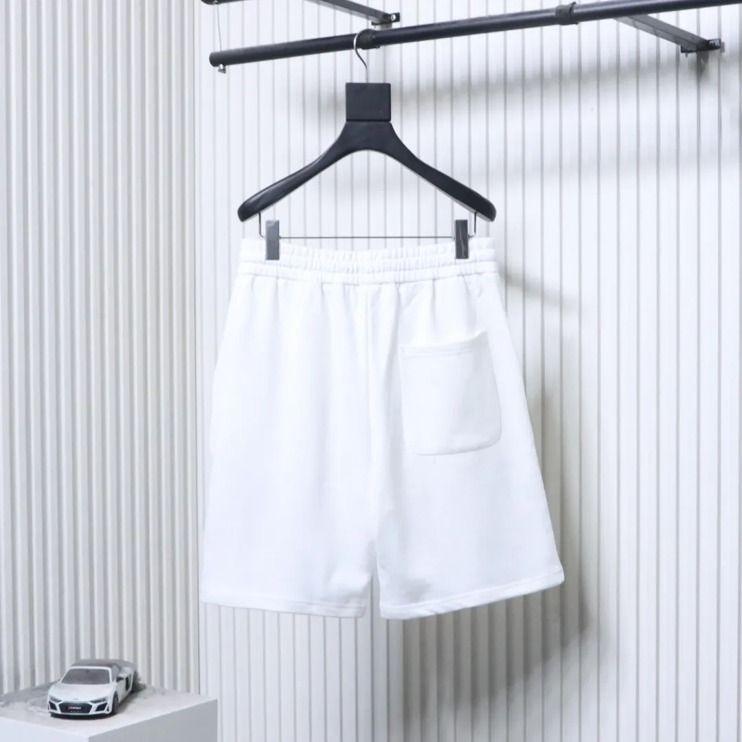 Equestrian Embroidered Shorts - Rear View