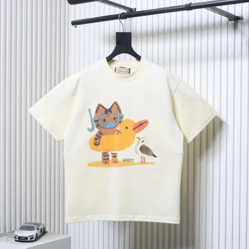 Fun Cartoon Graphic Short Sleeve T-Shirt