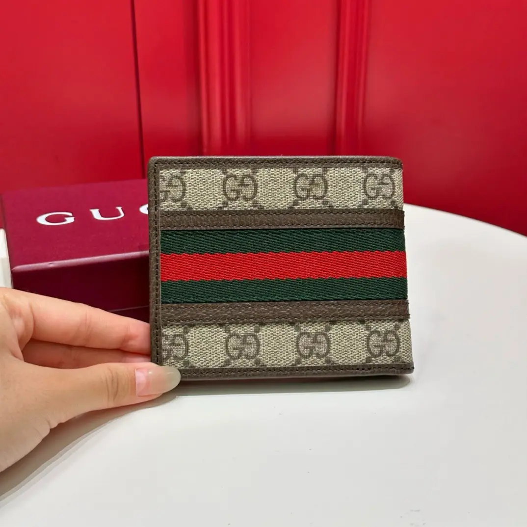 GG Bifold Wallet, Size: 11-2.5-9 cm7