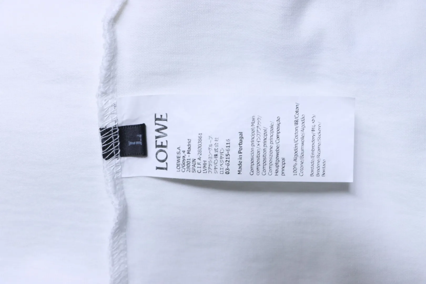 Geometric Iridescent Sequin Embroidered Crew Neck T-Shirt - Care Label