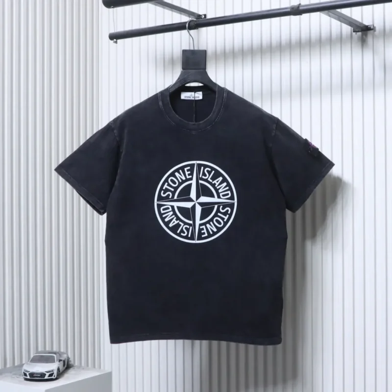 Logo Washed Short-Sleeve T-Shirt