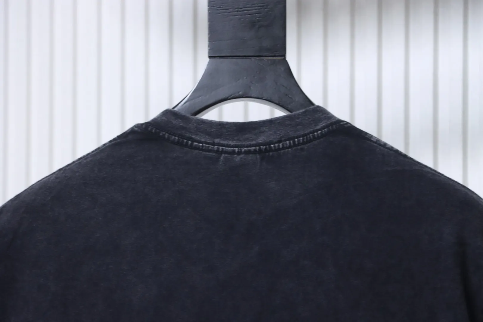Logo Washed Short-Sleeve T-Shirt - Back Neckline