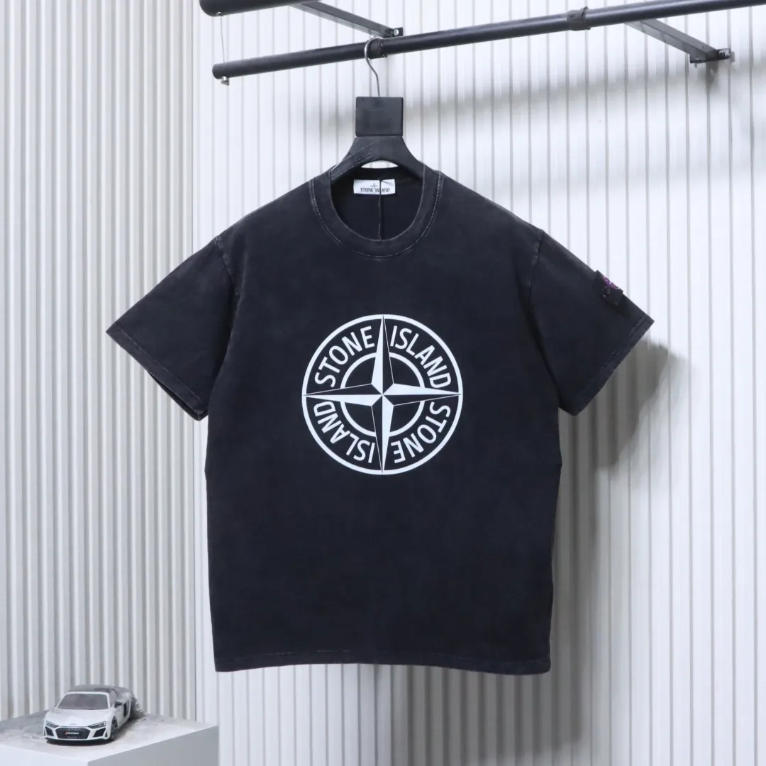 Logo Washed Short-Sleeve T-Shirt