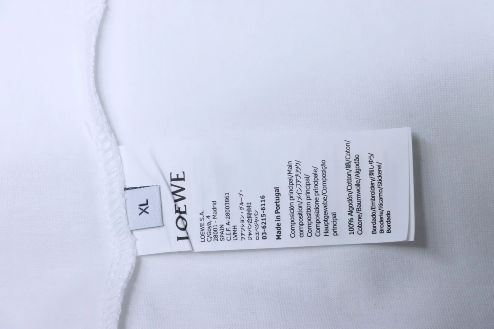 Pocket Embroidered Logo Short Sleeve T-Shirt - Care Label