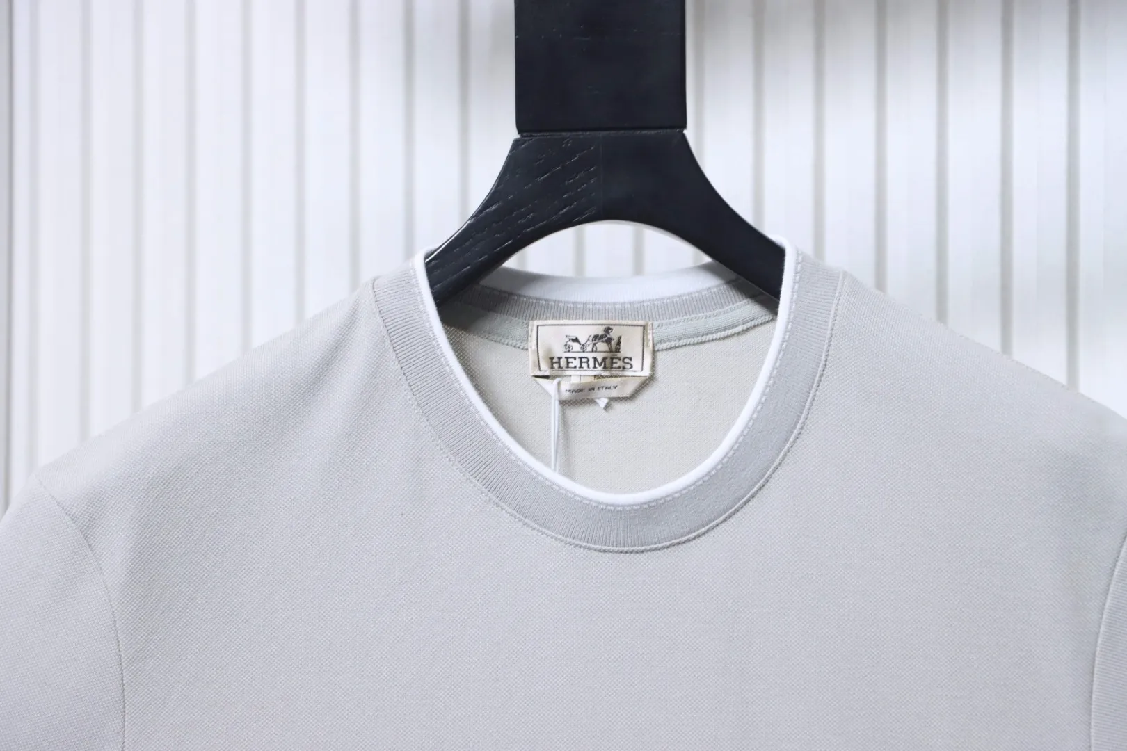 Pocket Logo Embroidered Short Sleeve T-Shirt - Collar