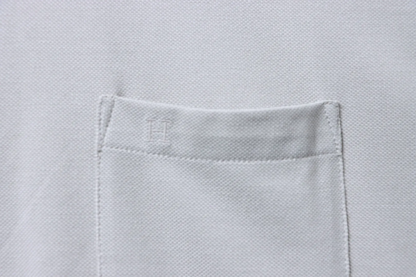 Pocket Logo Embroidered Short Sleeve T-Shirt - Pocket