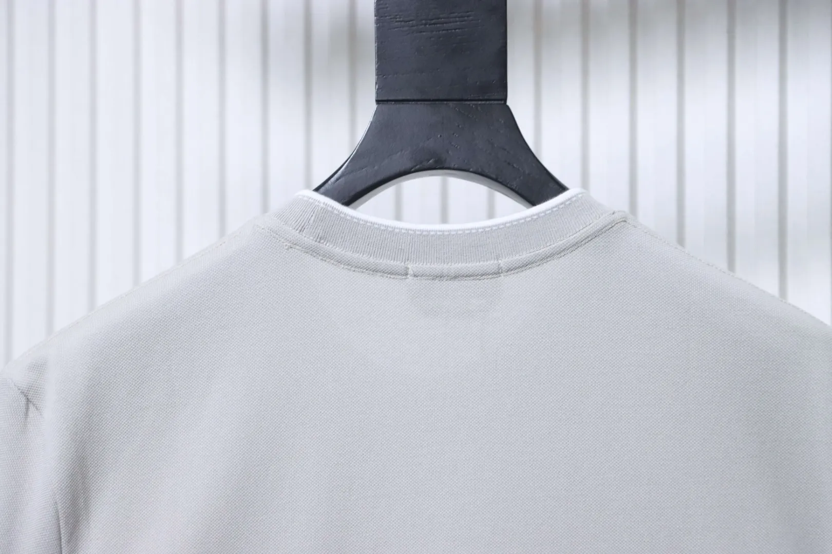 Pocket Logo Embroidered Short Sleeve T-Shirt - Rear Collar