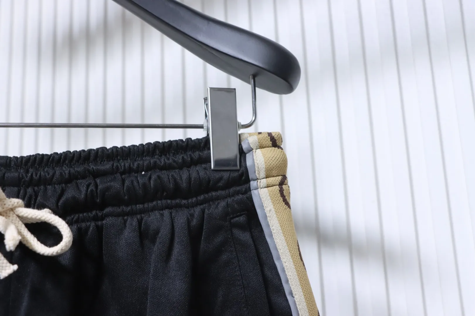 Reflective Double Ribbon Shorts- Angled Waistline