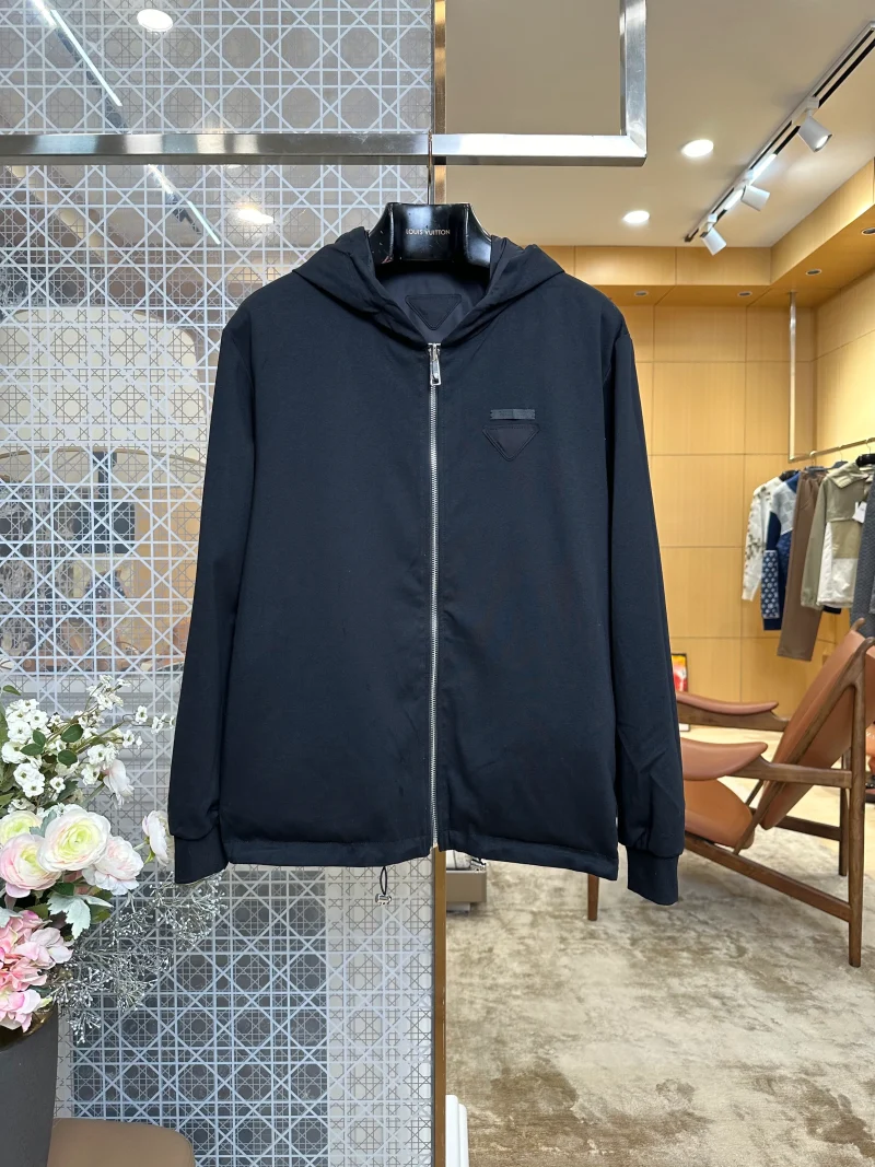 Reversible Hooded Zip-Up Jacket