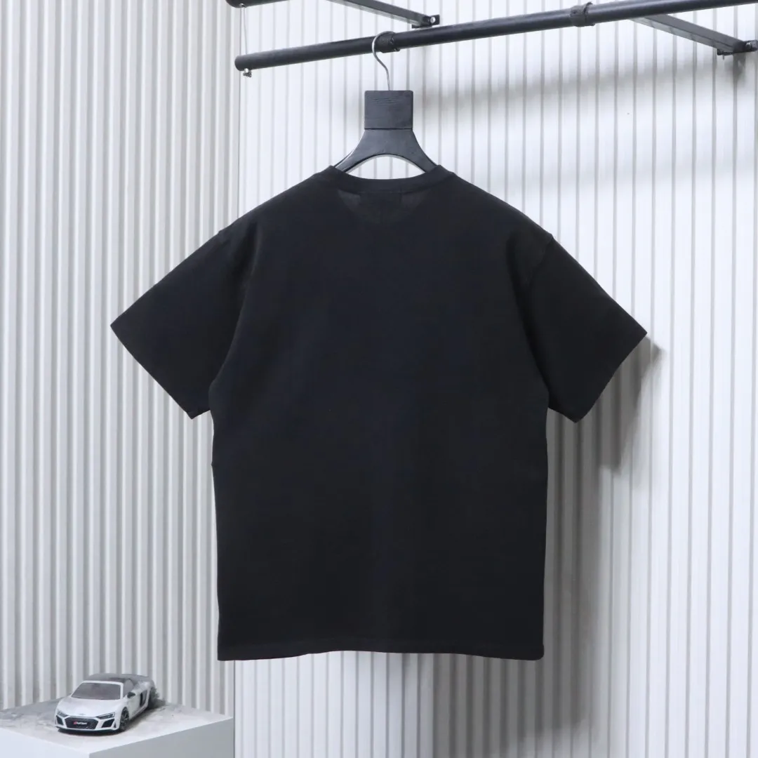 S-Island Embroidered Washed T-Shirt - Back