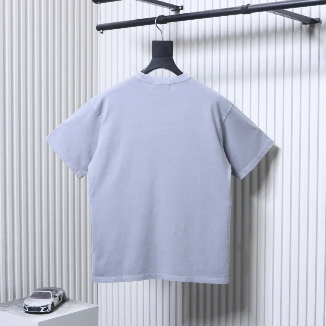 S-Island Embroidered Washed T-Shirt