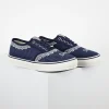 Saltwind Twill Jacquard Canvas Schuhe, Blau