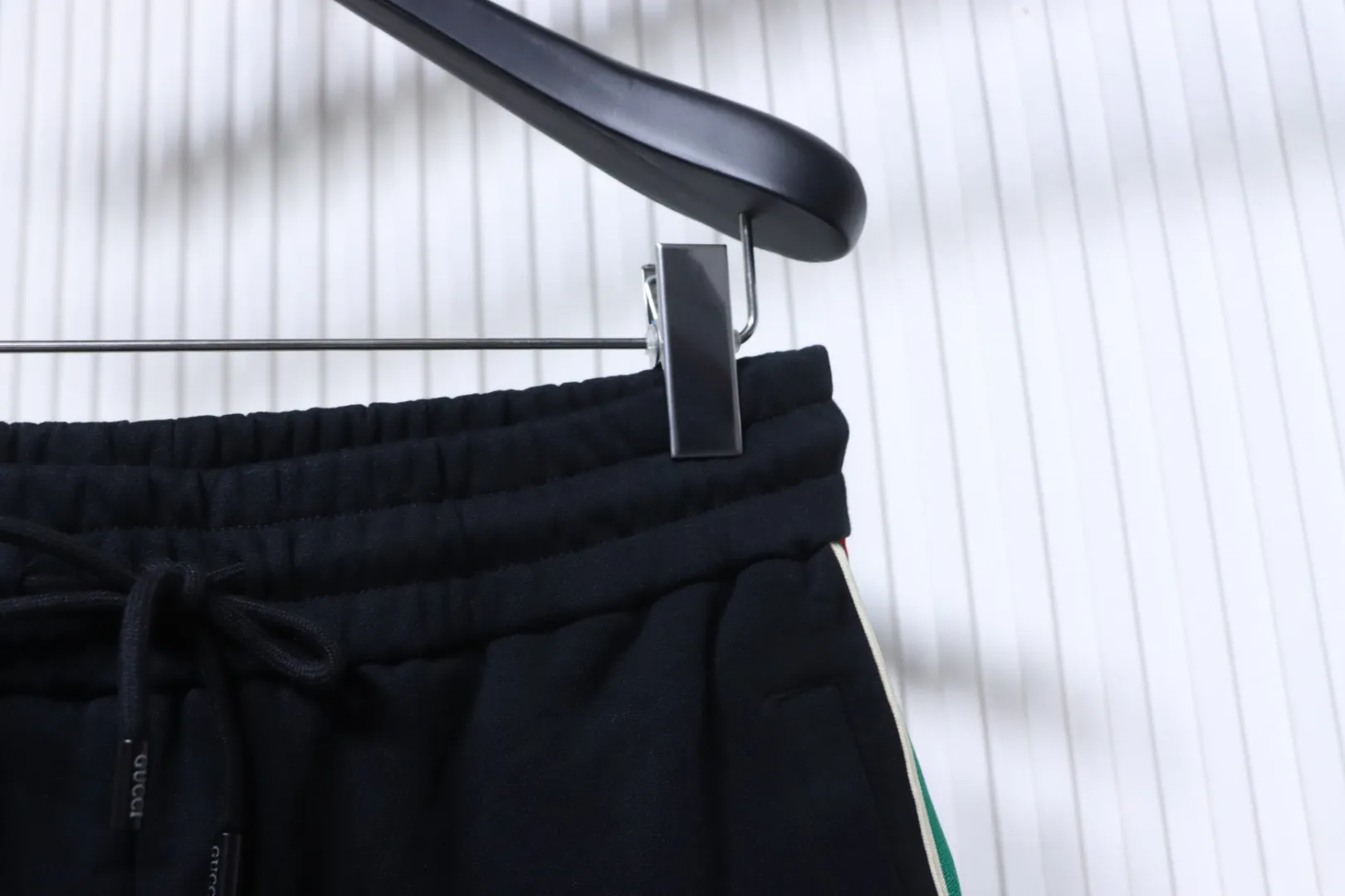 Side Stripe Shorts - Angled Waistline