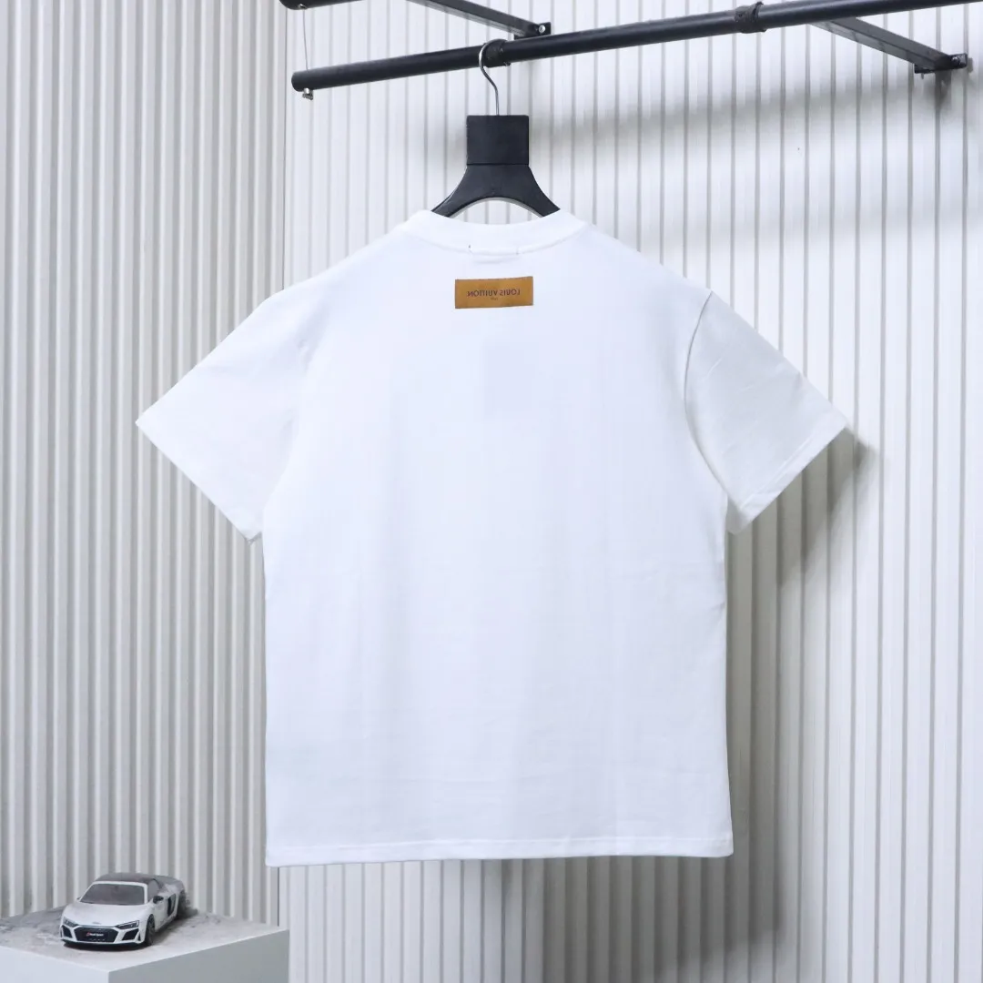 Signature Patchwork Short Sleeve T-Shirt - Rear view White