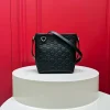 Slim bucket bag, black. Size: 14.5-18-8cm