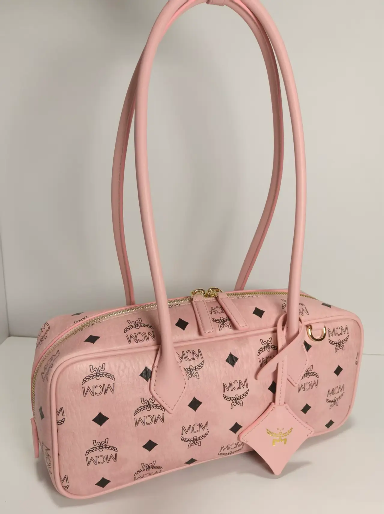 Small pink sausage bag, size: 27*12cm5