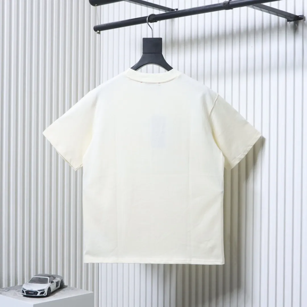 Square Double G Graphic Print Short Sleeve T-Shirt - Rear View