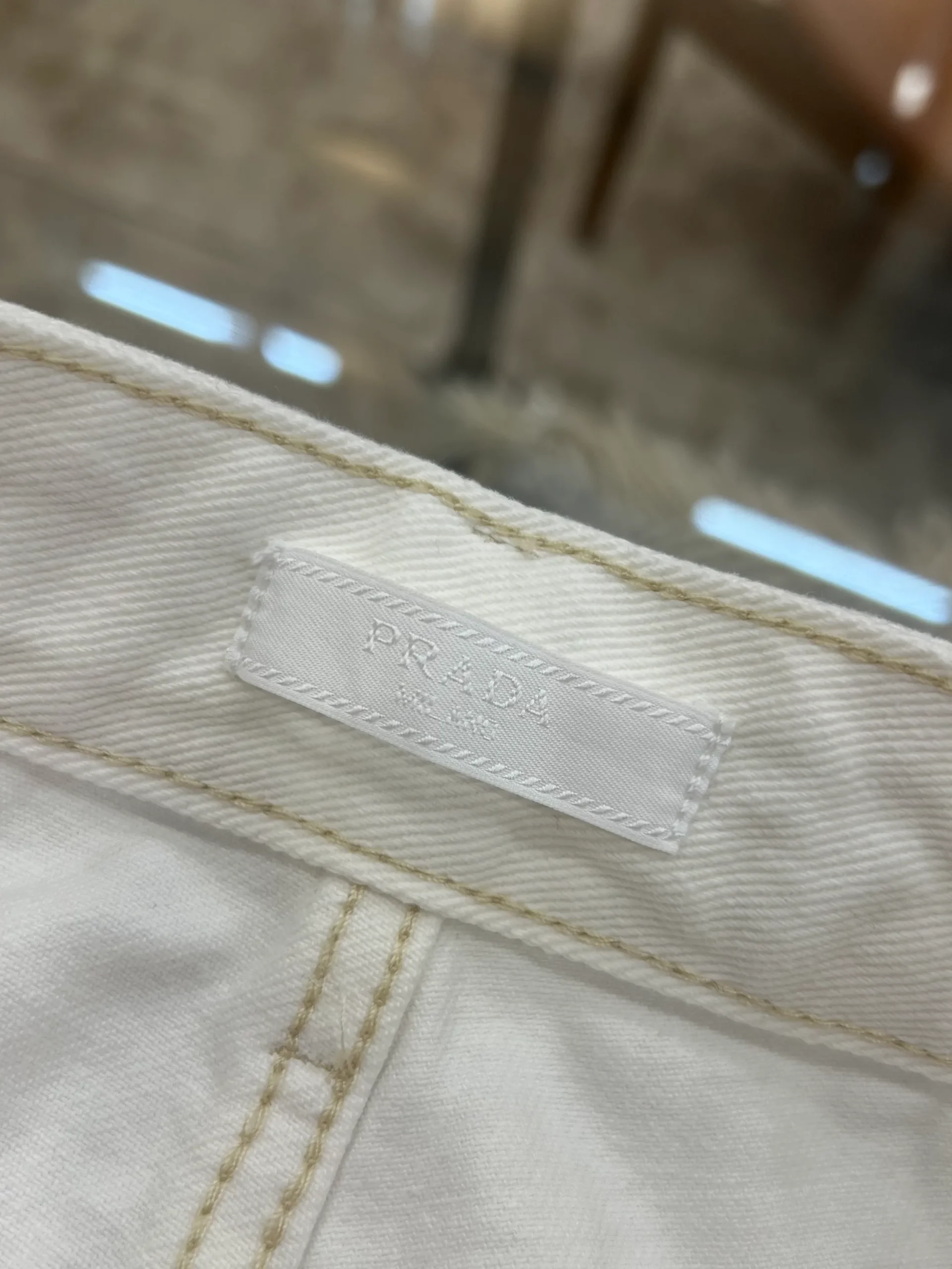 Straight-Leg Denim Jeans - Brand Label