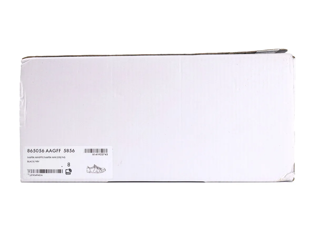 Stretch Low-top Sneakers Black - Shoe Box White
