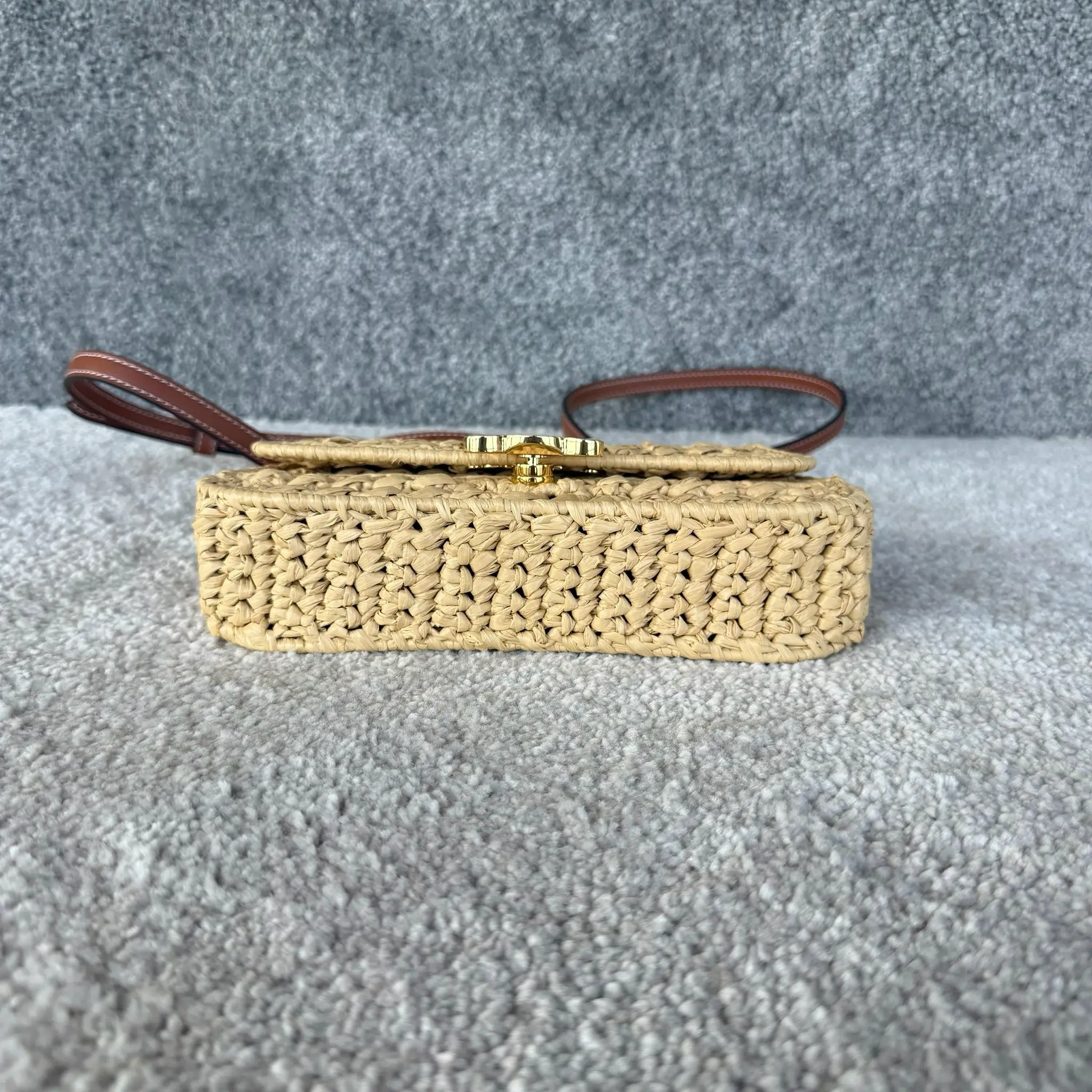 TEEN LOLA Woven Handbag 20x11.5x5cm with 57cm Extended Strap2