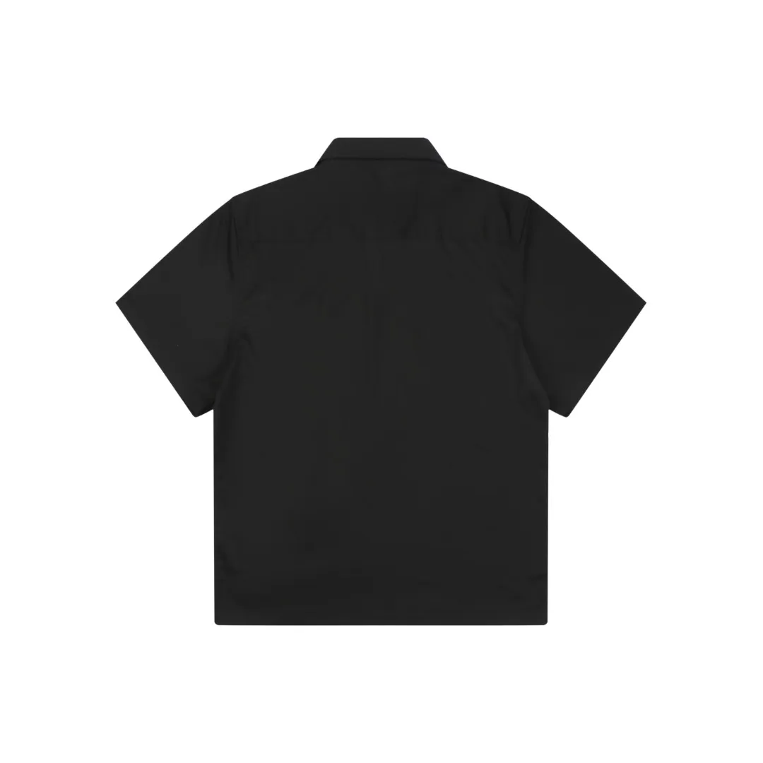 Vertical Stripe Monogram Openwork Knit T-Shirt - Back