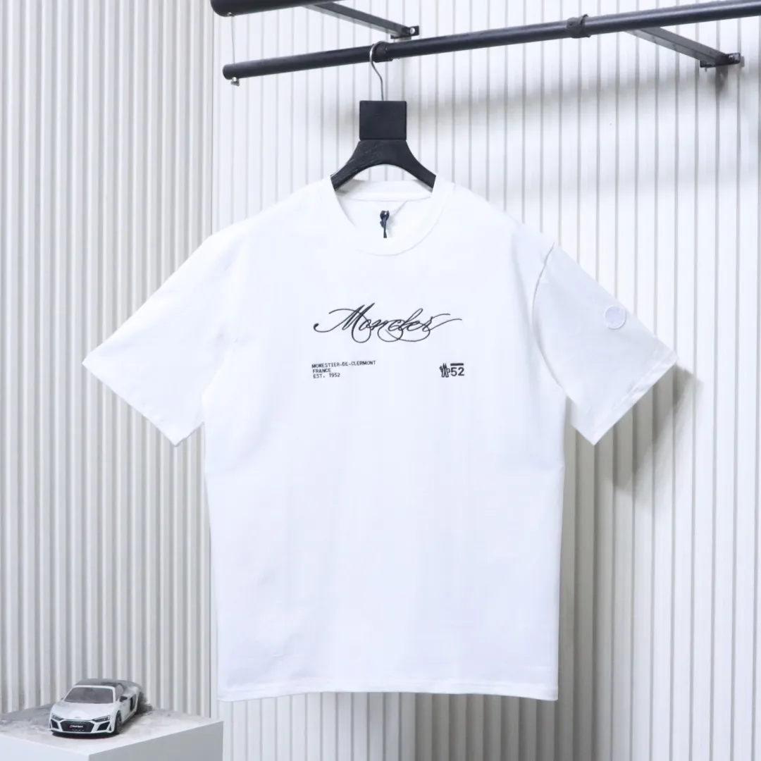 Year of the Horse Embroidered Logo Crew Neck T-Shirt - Front View White